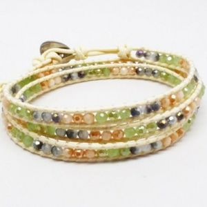 Handmade NEW Katie Soleil 3 Wrap Bracelet Hairband